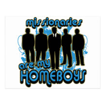 Missionaries Are My Homeboys Postcard