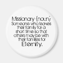 Missionaries Eternity Fridge Magnets