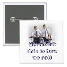 missionary, Mormons Button