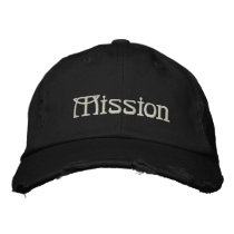 Missioncap embroidered hats