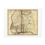 Mississippi and AlabamaPanoramic Map Postcard