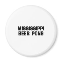 Mississippi Beer Pong magnets by bartstshirts Mississippi Beer Pong magnets