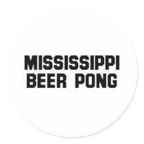 Mississippi Beer Pong stickers by bartstshirts Mississippi Beer Pong stickers