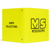 MISSISSIPPI EARTH COLLECTIONS BINDERS