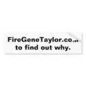 Mississippi - FireGeneTaylor.com to find out why bumper stickers