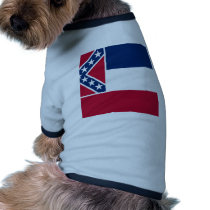 Mississippi Flag pet clothing