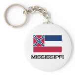 Mississippi Flag Key Chains