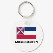 Mississippi Flag keychains by tshirtshirts Mississippi Flag keychains