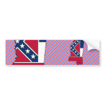 Mississippi Flag Map