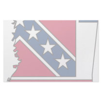 Mississippi Flag Map stationery