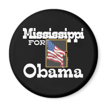 Mississippi for Obama Magnet