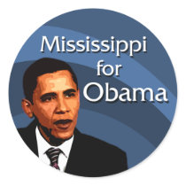 Mississippi for Obama Stickers