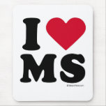 MISSISSIPPI - "I LOVE MS" "I LOVE MISSISSIPPI"  mousepads