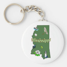 Mississippi Keychain