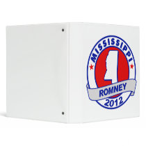 Mississippi Mitt Romney Vinyl Binders