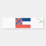 Mississippi  Official State Flag Bumper Sticker