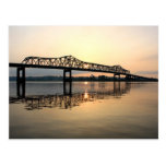 Mississippi River Bridge Post Card