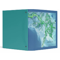 Mississippi River Delta Notebook Binder