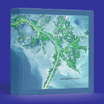 Mississippi River Delta Notebook Binder binders