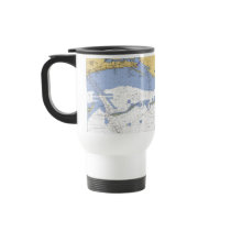 Mississippi Sound Biloxi Nautical Chart Mug
