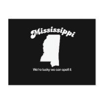 Mississippi - Spell it T-shirt Post Card