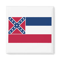 Mississippi State Flag magnets