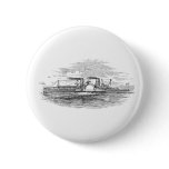 Mississippi Steamboat Badge Button