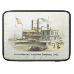 Mississippi Steamboat The City of Memphis, 1860 MacBook Pro Sleeves at Zazzle