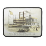 Mississippi Steamboat The City of Memphis, 1860 MacBook Pro Sleeves at Zazzle