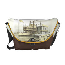 Mississippi Steamboat The City of Memphis, 1860 Messenger Bag at  Zazzle