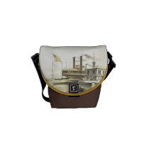 Mississippi Steamboat The City of Memphis, 1860 Courier Bag at  Zazzle