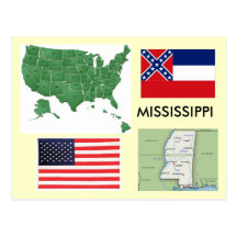 Mississippi USA Post Card
