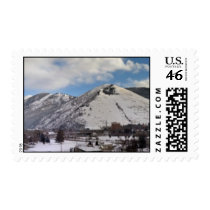 Missoula, Montana in winter. postage