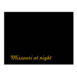 Missouri at night post cards