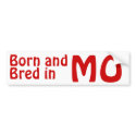 Missouri Bred (Bumper) Sticker bumper stickers by TimeTrax Missouri Bred (Bumper) Sticker bumper stickers