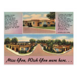 Coral Court Motel Route 66 American Retro Postcard Zazzle