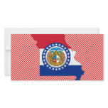 Missouri Flag Map Picture Card
