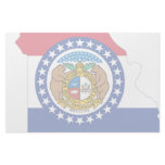 Missouri Flag Map Personalized Stationery