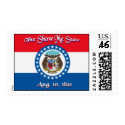 Missouri Flag Postage postage