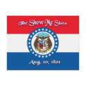 Missouri Flag Postcard