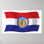 Missouri Flag Poster Print