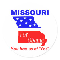 Missouri for Obama stickers