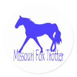 Missouri Fox Trotter Horse Design stickers