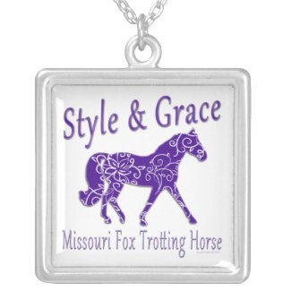 Missouri Fox Trotting Horse Style & Grace Pendant