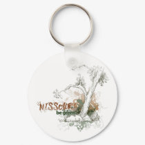 Missouri Green Tree Keychain