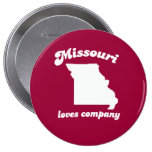 Missouri loves company T-shirt Pin