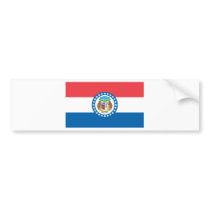 MIssouri Official State Flag bumper stickers