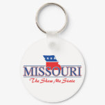 Missouri Patriotic Keychain
