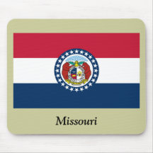 Missouri State Flag Mouse Mat