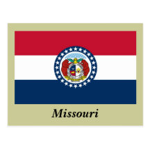 Missouri State Flag Post Cards